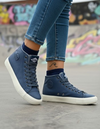 Дамски високи кецове LEE COOPER