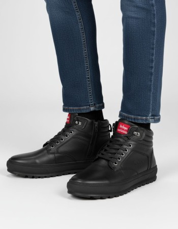 Мъжки боти от естествена кожа Lee Cooper