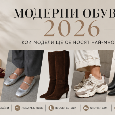 Модерни обувки 2026: кои модели ще се носят най-много?
